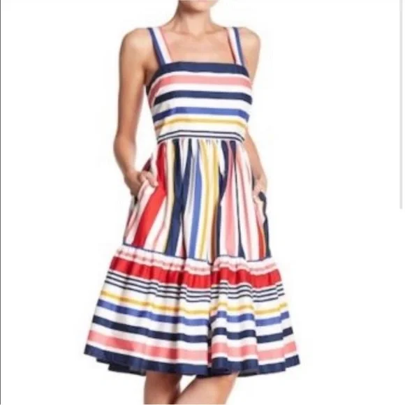 Vince Camuto striped sundress NWT - Picture 2 of 9